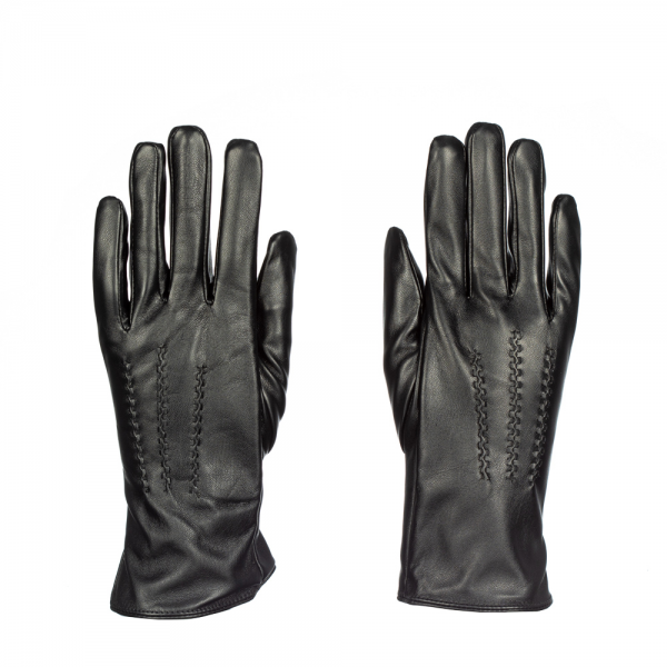 Дамски ръкавици Simone черен цвят, 3 - Kalapod.bg